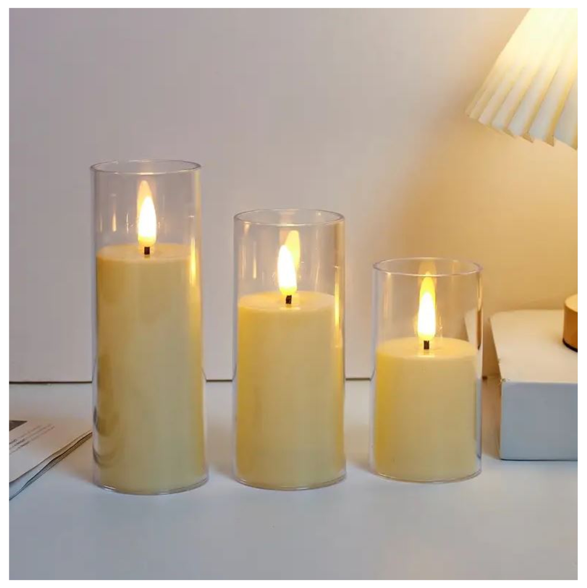 Miniatura 4 de Velas Decorativas Juego x3 SIN LLAMA